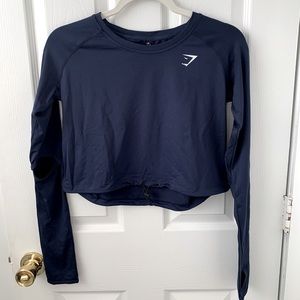 Gymshark drawcord top